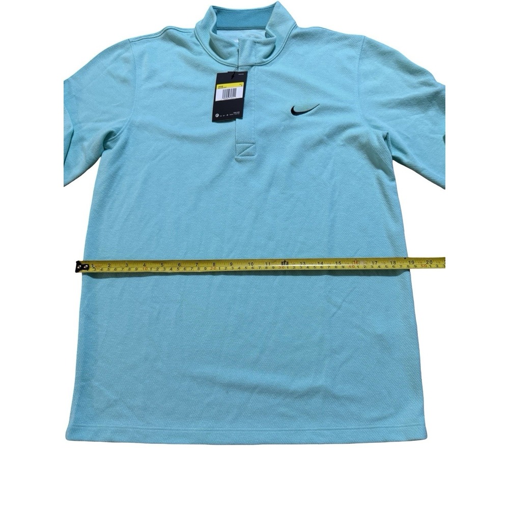 Nike Men's Dri-FIT Victory Golf ½ Zip Long Sleeve Turquoise - New - Small - Picture 5 of 6